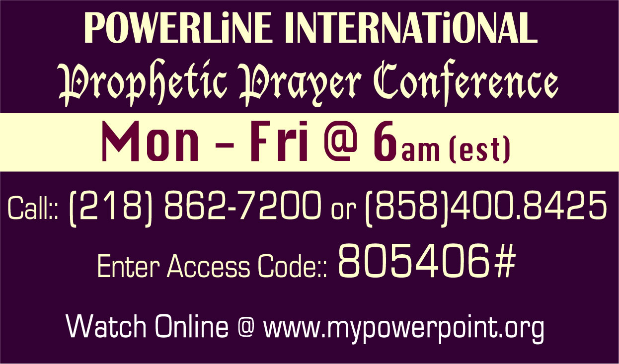 POWERLiNE Prayer Conference : Mon - Fri 6a & 9a