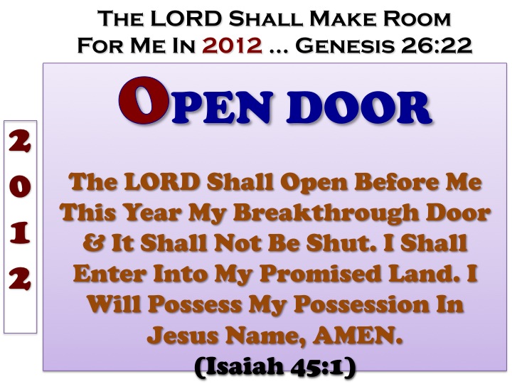 REHOBOTH 2012 - OpenDoor